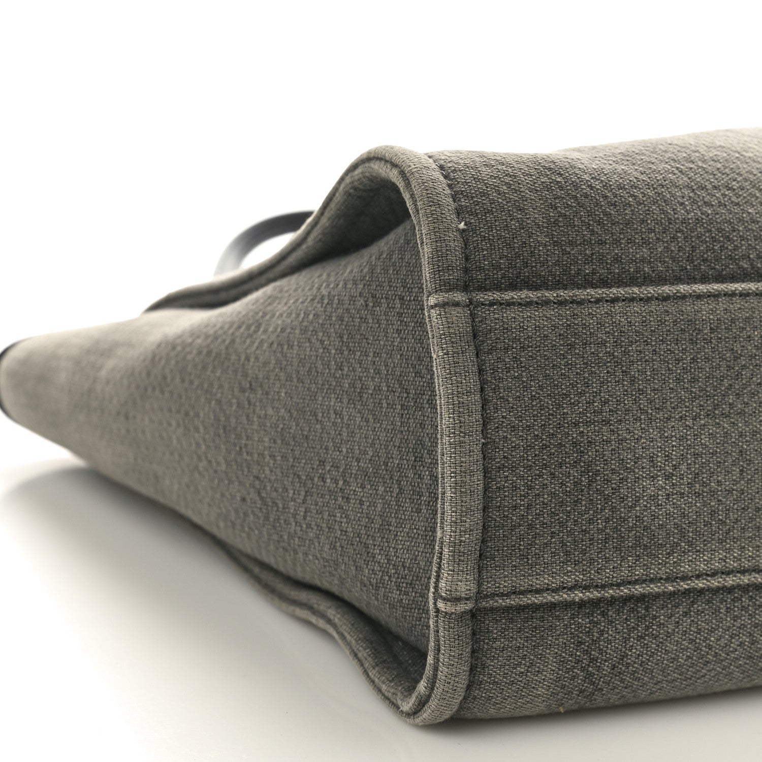 Chanel Canvas Small Deauville Tote Grey 10 of 12