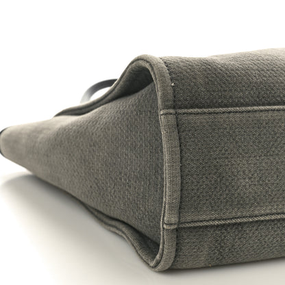 Chanel Canvas Small Deauville Tote Grey 10 of 12