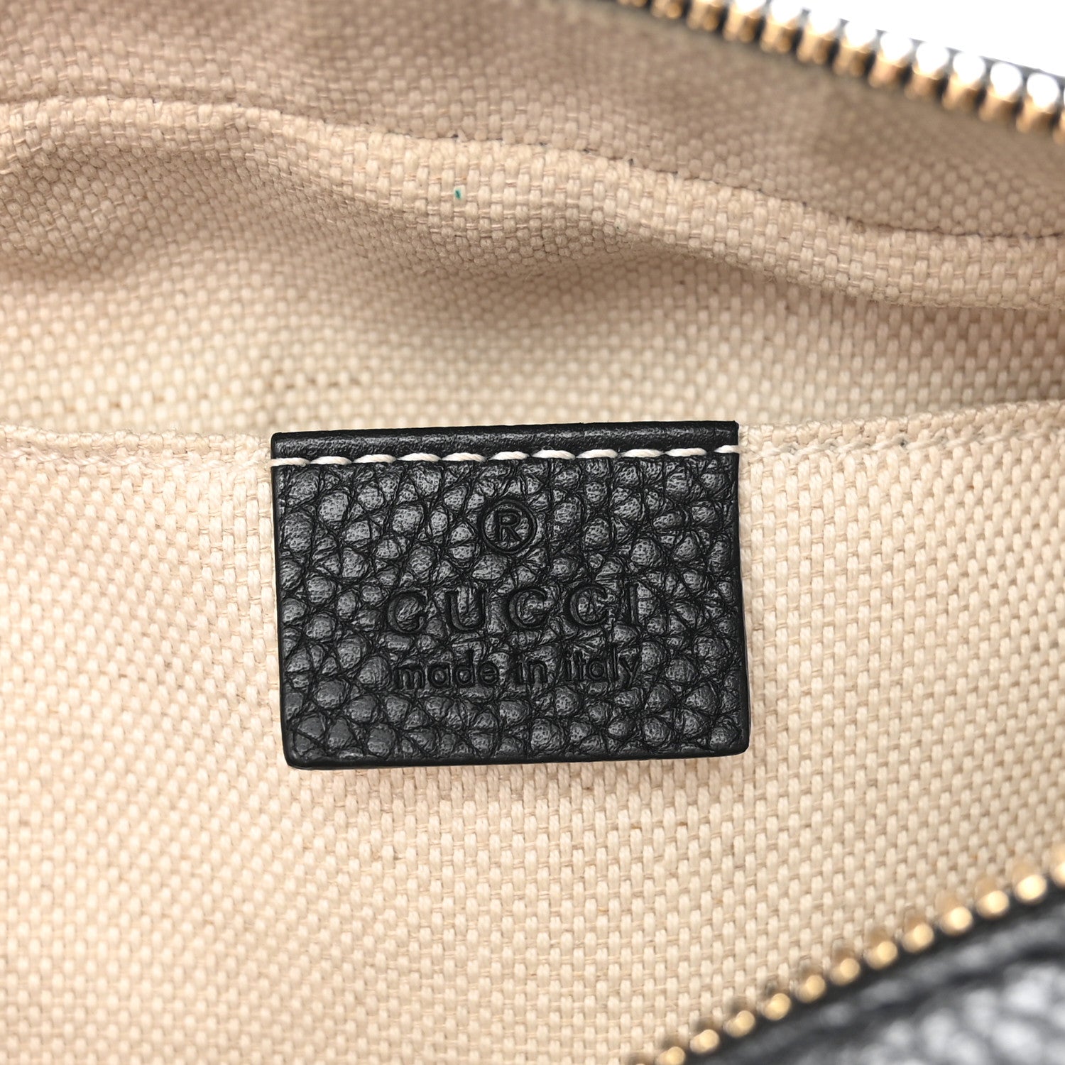 Gucci Pebbled Calfskin Small Soho Disco Bag Black 7 of 12