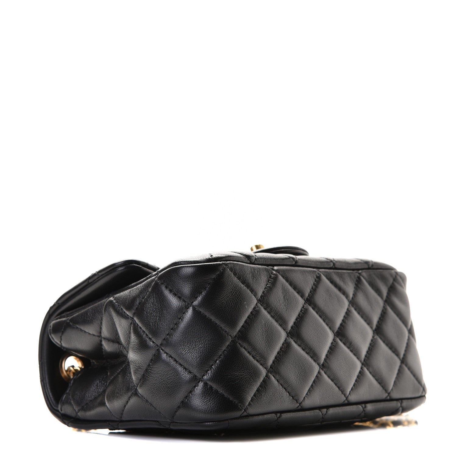 Chanel Lambskin Quilted Mini Pearl Crush Flap Black 3 of 8