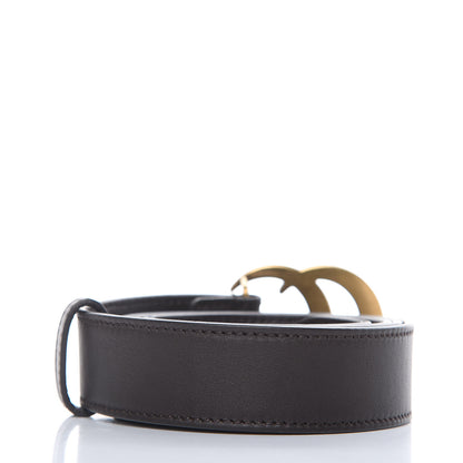 Gucci Moon Calfskin Double G 30mm Belt 90 36 Dark Cocoa 3 of 7