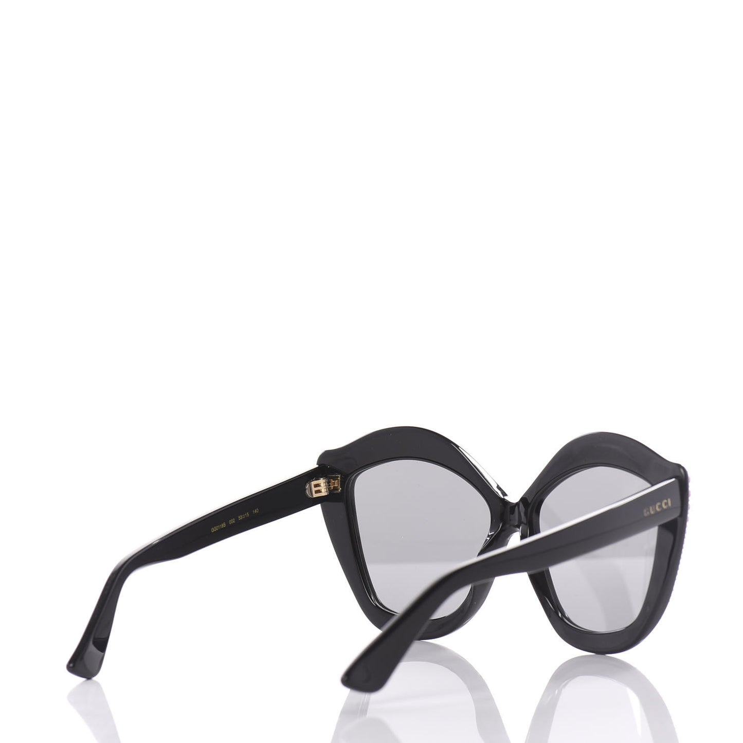 Crystal Cat Eye GG0118S Sunglasses Black