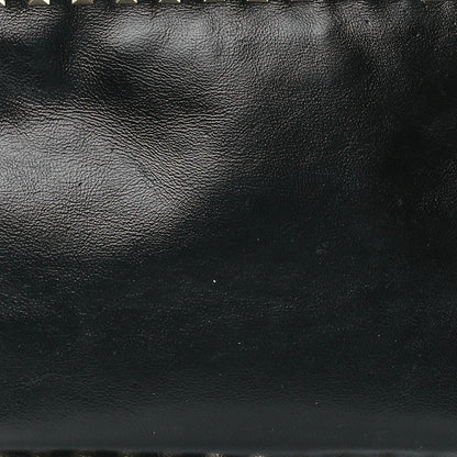 Valentino Garavani Vitello Large Rockstud Zip Pouch Black 8 of 11