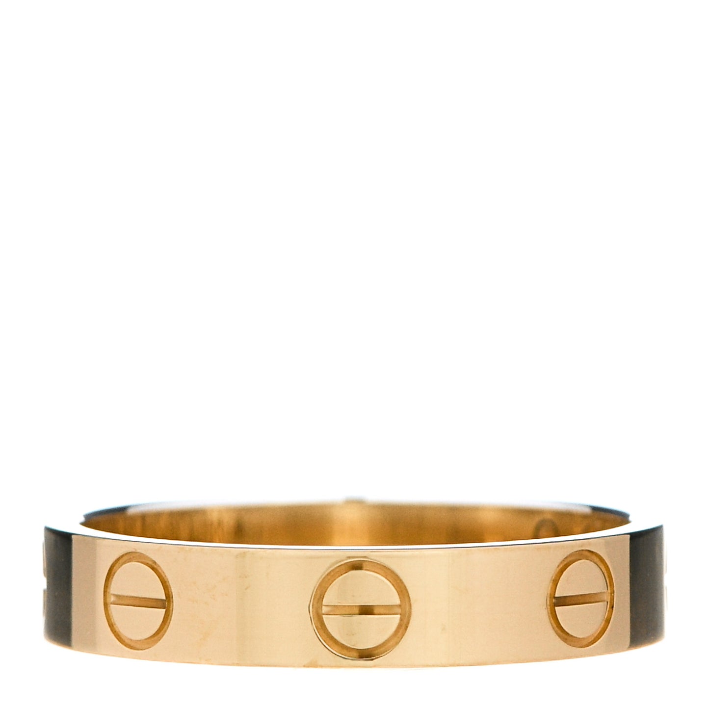 18K Yellow Gold 3.5mm LOVE Wedding Band Ring 51 5.75