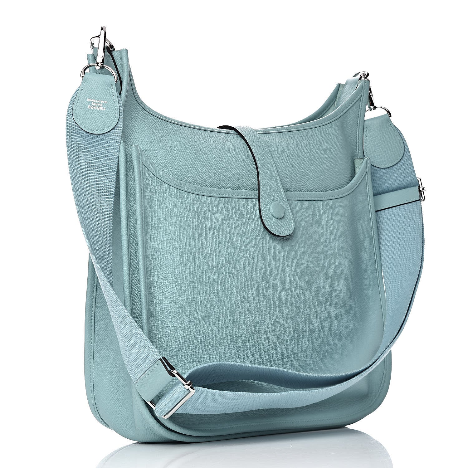 Hermes Epsom Evelyne III GM Bleu Atoll 3 of 12