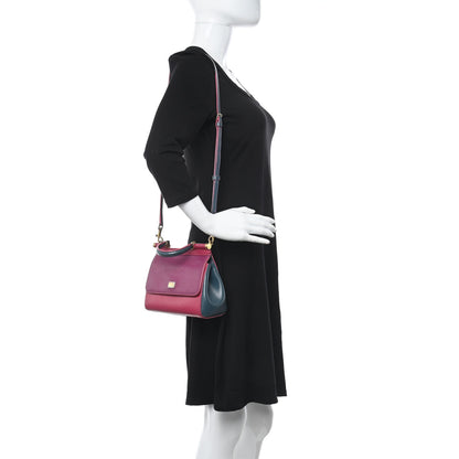 Dolce & Gabbana Dauphine Small Tricolor Miss Sicily Satchel Pink 2 of 10