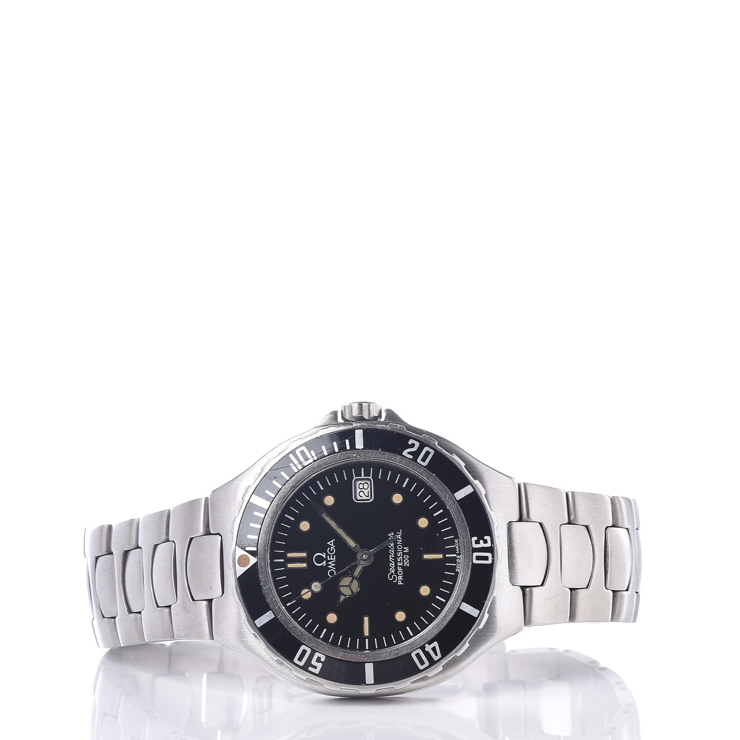 Omega Stainless Steel 36mm Seamaster Quartz Watch Black 396.1052 3 of 6
