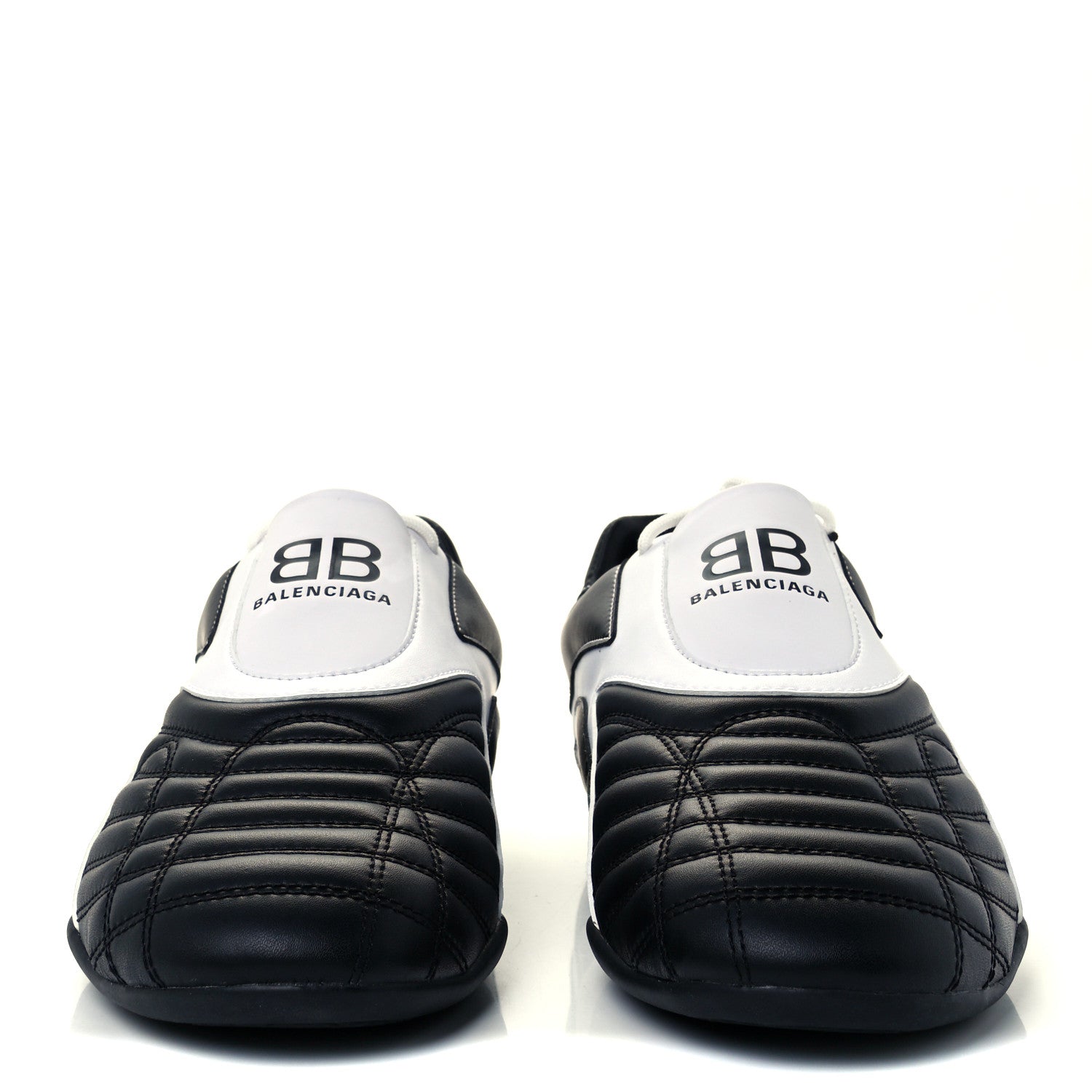 Balenciaga Polyurethane Mens Zen Sneakers 44 Black White 2 of 11