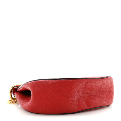 Chloe Grained Lambskin Drew Shoulder Bag Plaid Red 4 of 9