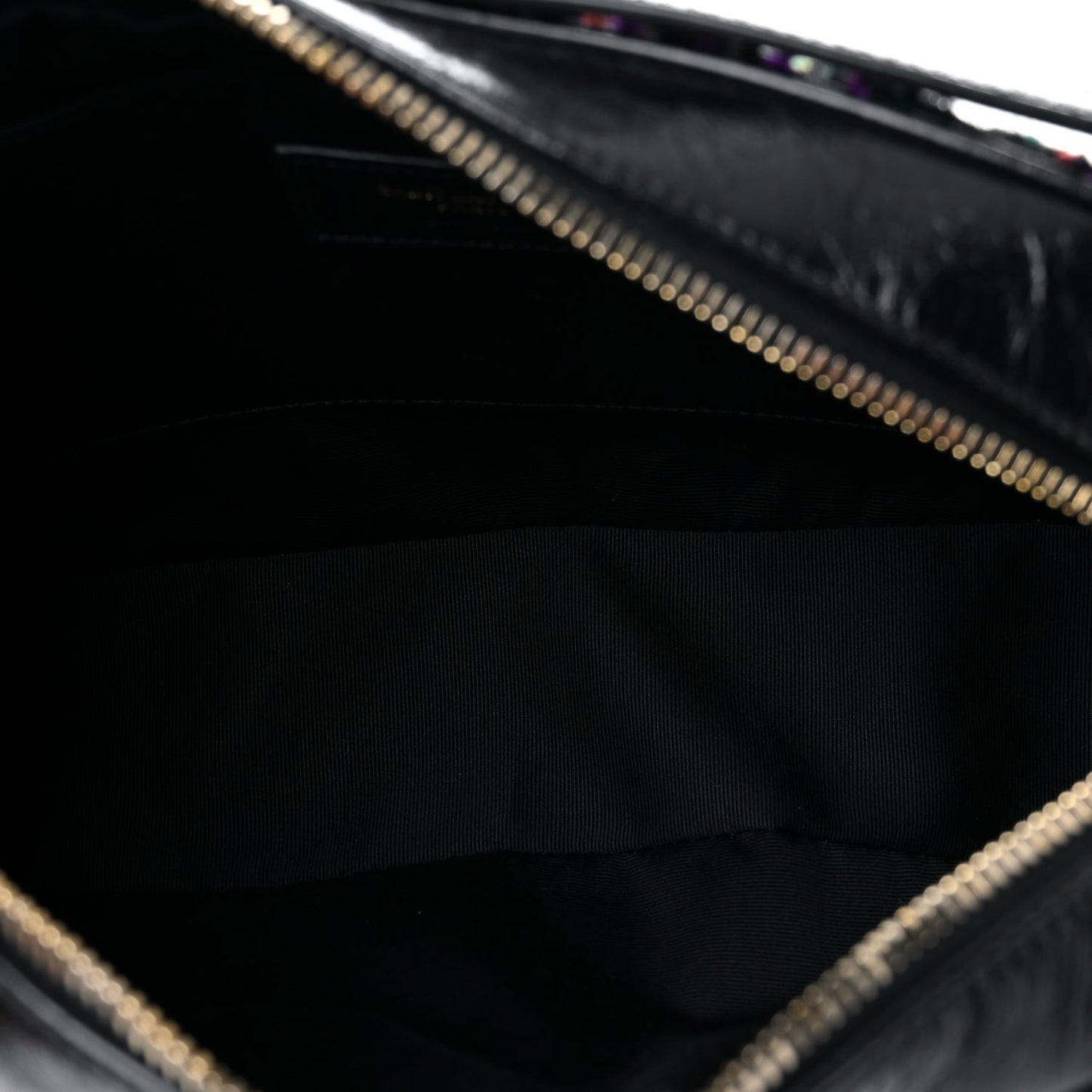 Tweed Calfskin Monogram Lou Camera Bag Black