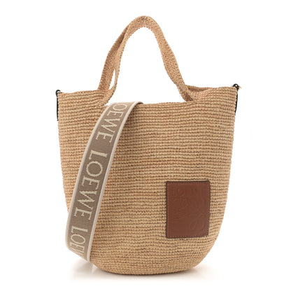 Loewe Raffia Mini Slit Tote Bag Natural Tan 1 of 12