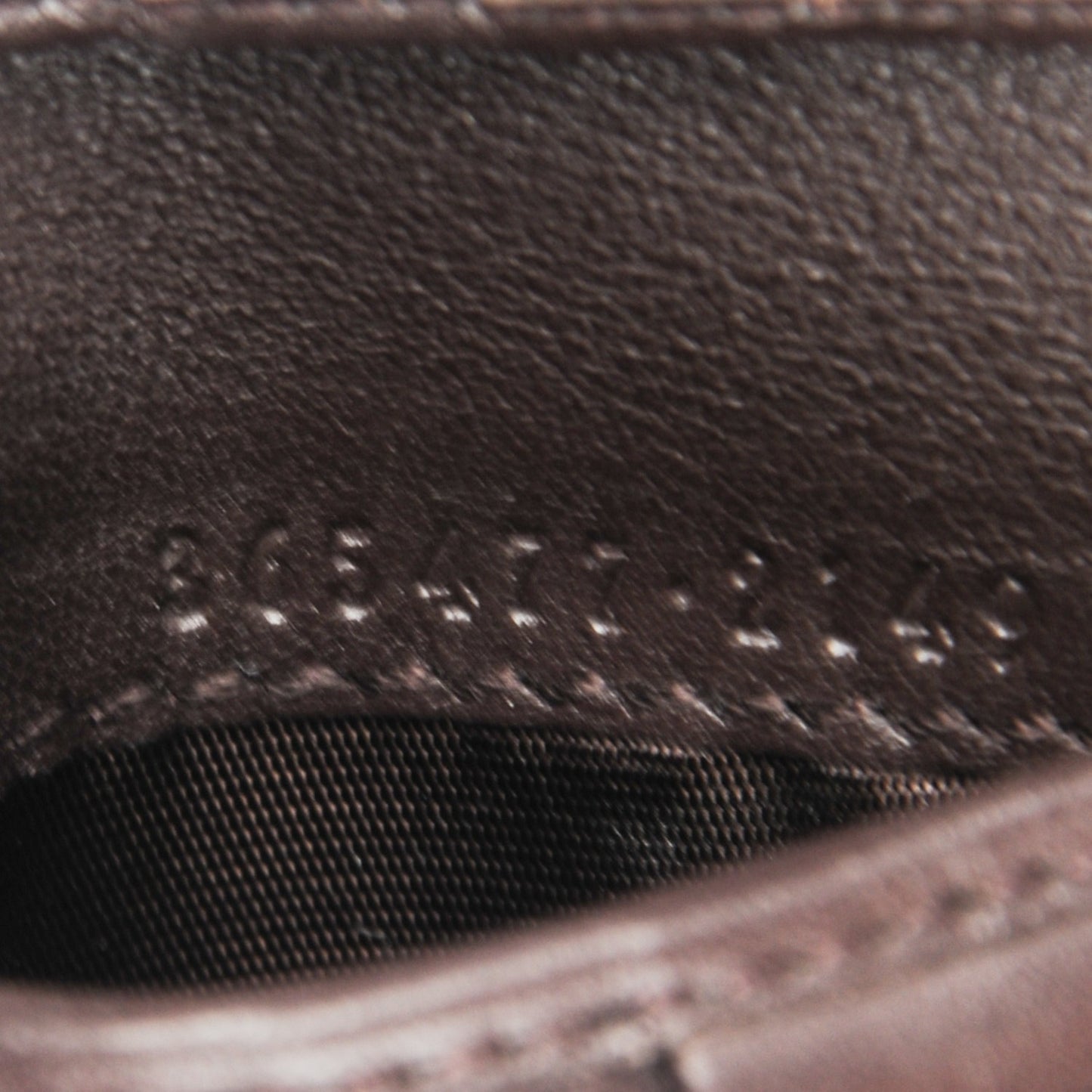 GG Supreme Monogram Bi-Fold Wallet Dark Brown