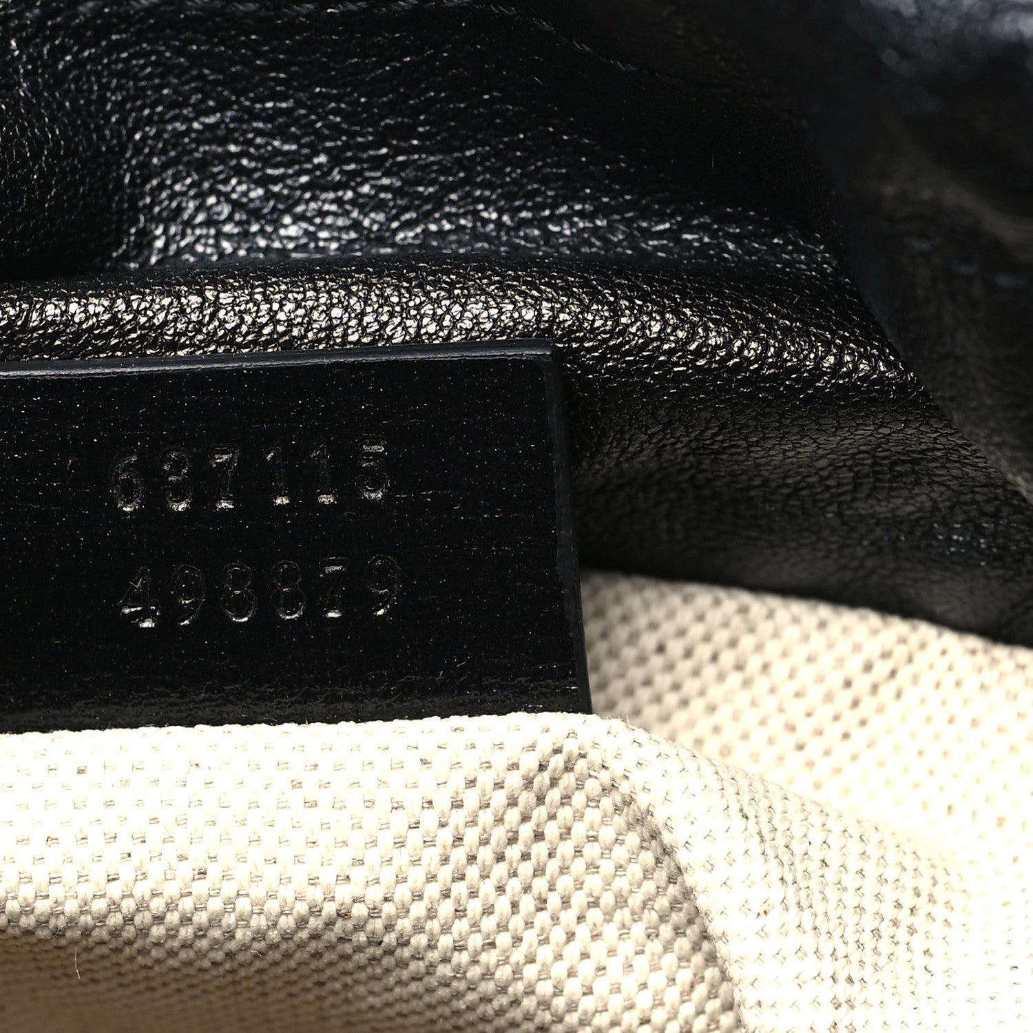 Gucci Azalea Sakai Calfskin Small Horsebit 1955 Drawstring Bucket Bag Black 7 of 10