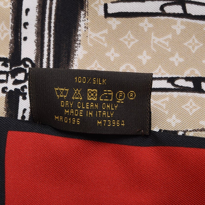 Louis Vuitton Silk Monogram Trunks Bandeau Brown 4 of 5