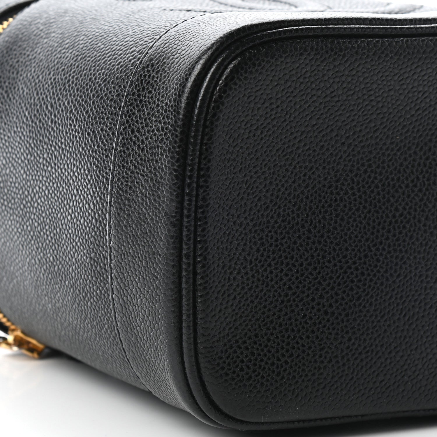 Chanel Caviar Vanity Cosmetic Case Black 9 of 10