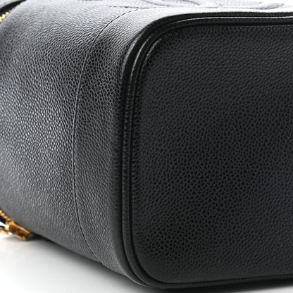 Chanel Caviar Vanity Cosmetic Case Black 9 of 10