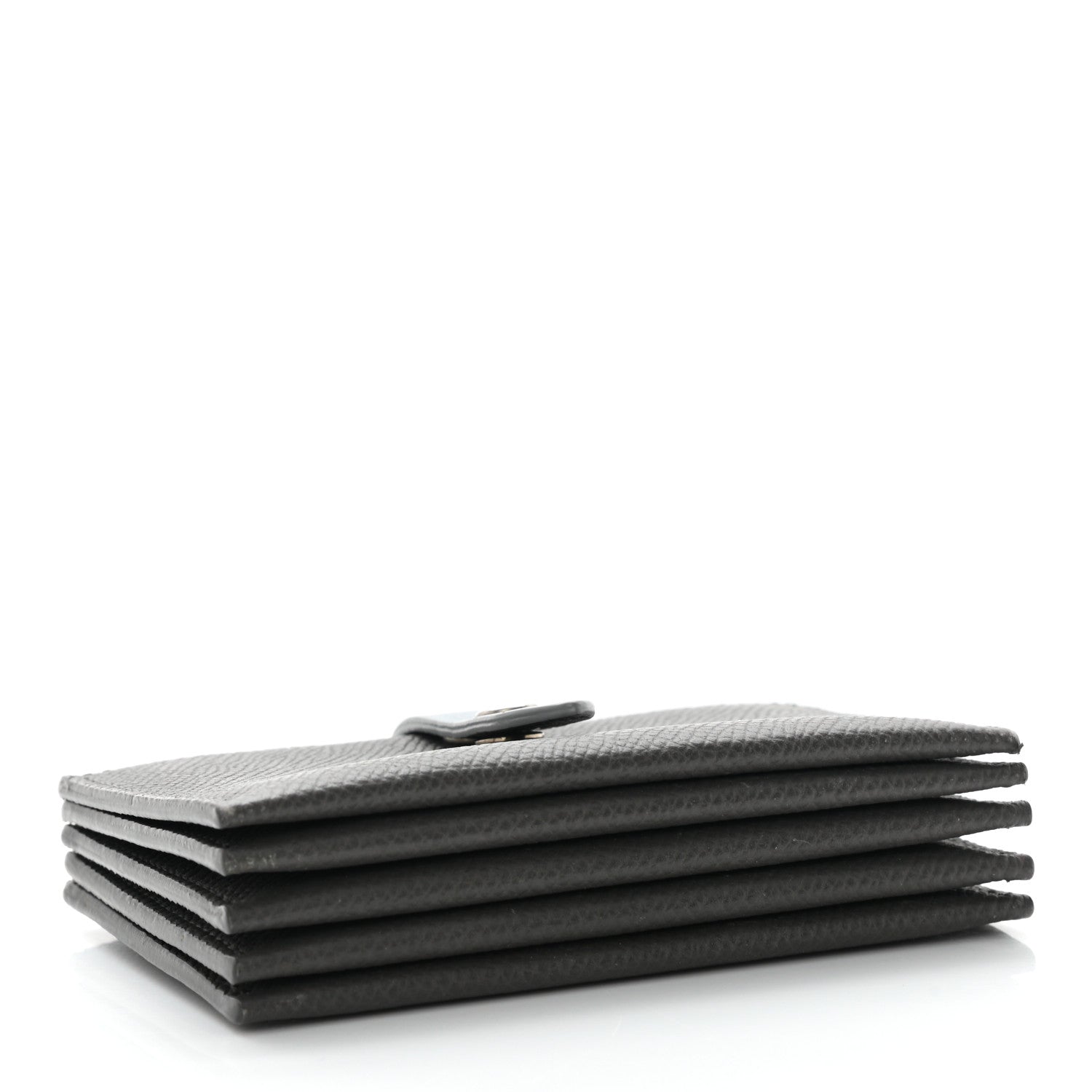 Celine Grained Shiny Calfskin Accordion Card Holder Grey 4 of 11
