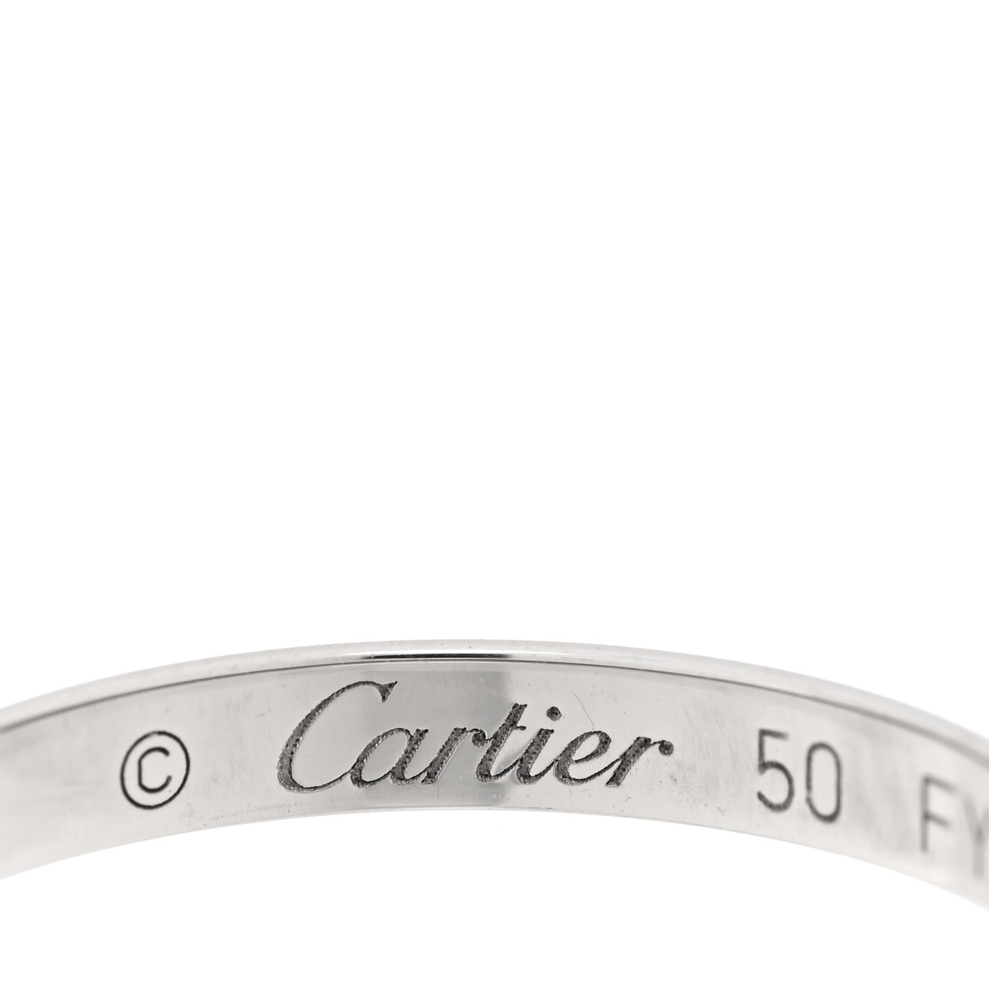 Platinum 2.5mm 1895 Wedding Band Ring 50 5.25