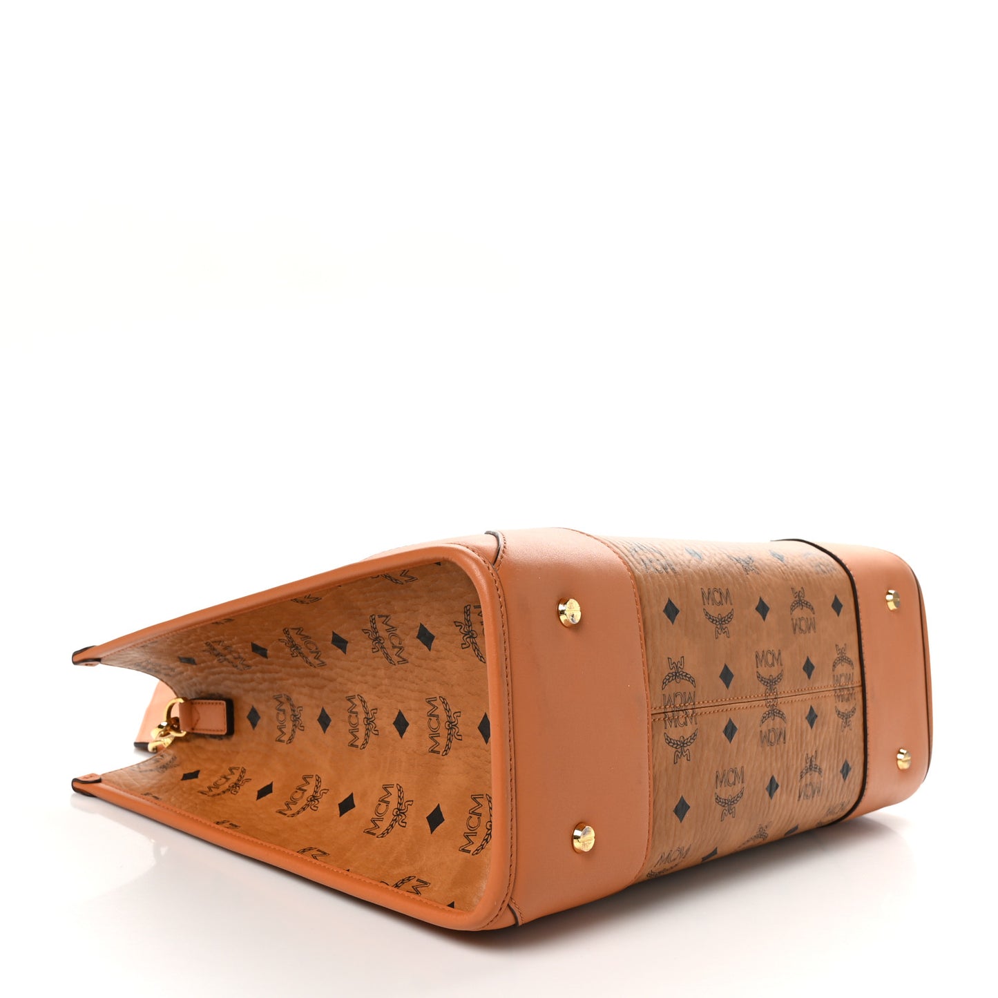 Visetos Large Munchen Tote Cognac