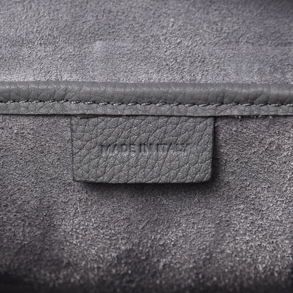 Celine Drummed Calfskin Nano Luggage Kohl 6 of 10