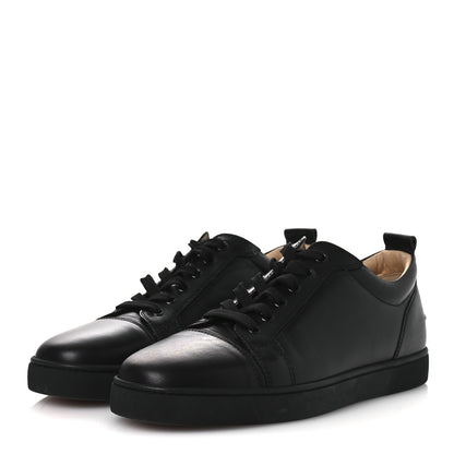 Christian Louboutin Calfskin Mens Low Top Sneaker 43.5 Black 4 of 11