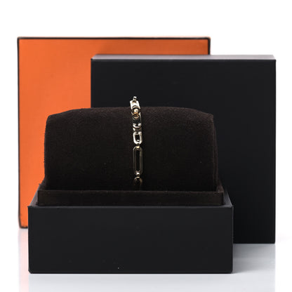 Hermes 18K Yellow Gold Diamond Kelly Chaine Choker Necklace 5 of 5