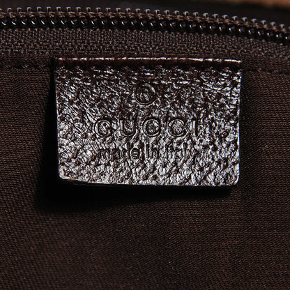 Gucci GG Monogram Large Web Handle Vertical Tote Dark Brown 8 of 19