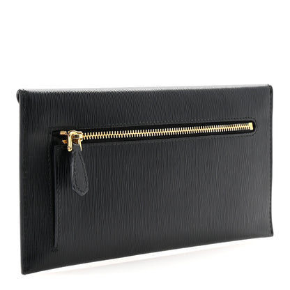 Prada Vitello Move Envelope Wallet Black 3 of 7