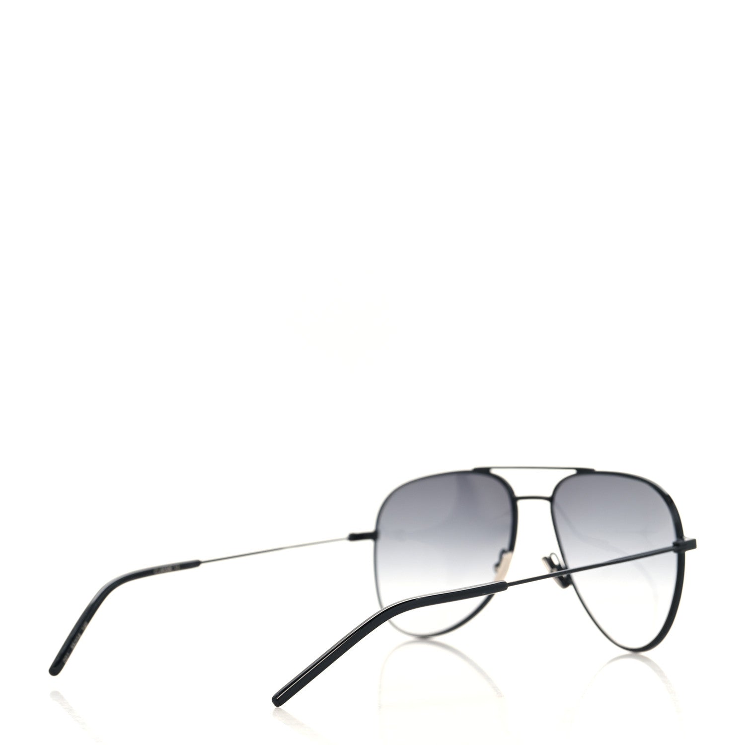 Saint Laurent Metal Aviator Classic 11 Rim Sunglasses Black 4 of 8