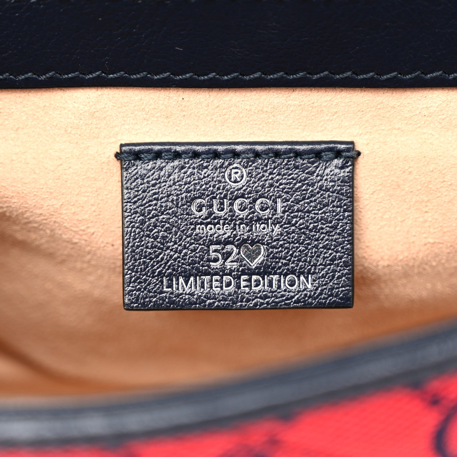 Gucci Monogram Multicolor Matelasse Diagonal Super Mini GG Marmont Shoulder Bag Red Blue 6 of 10
