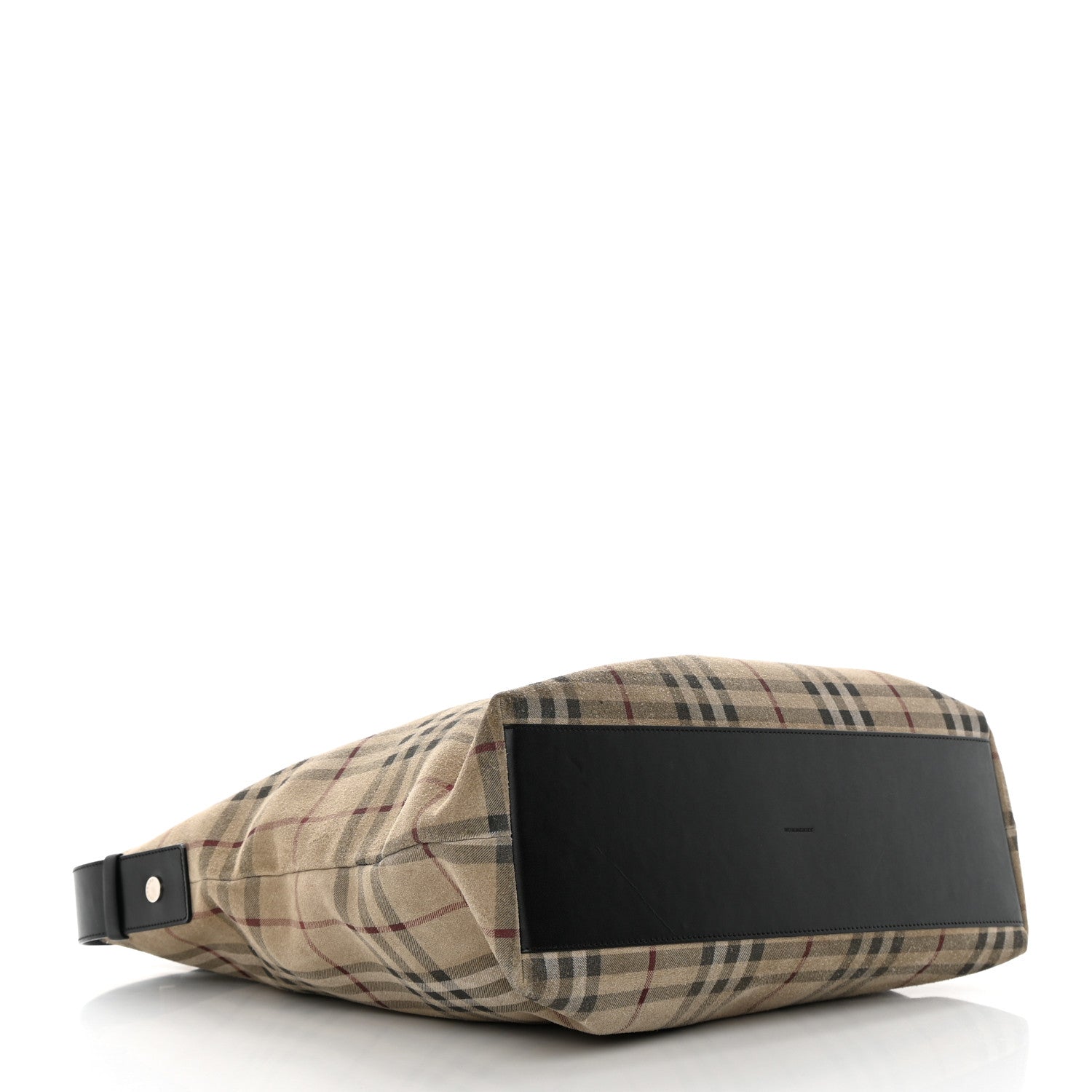Burberry Suede Check Hobo 4 of 17