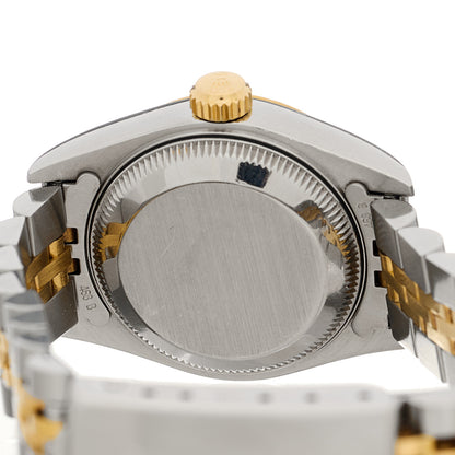 Rolex Stainless Steel 18K Yellow Gold Diamond 26mm Oyster Perpetual Datejust Watch Champagne 69173 4 of 4