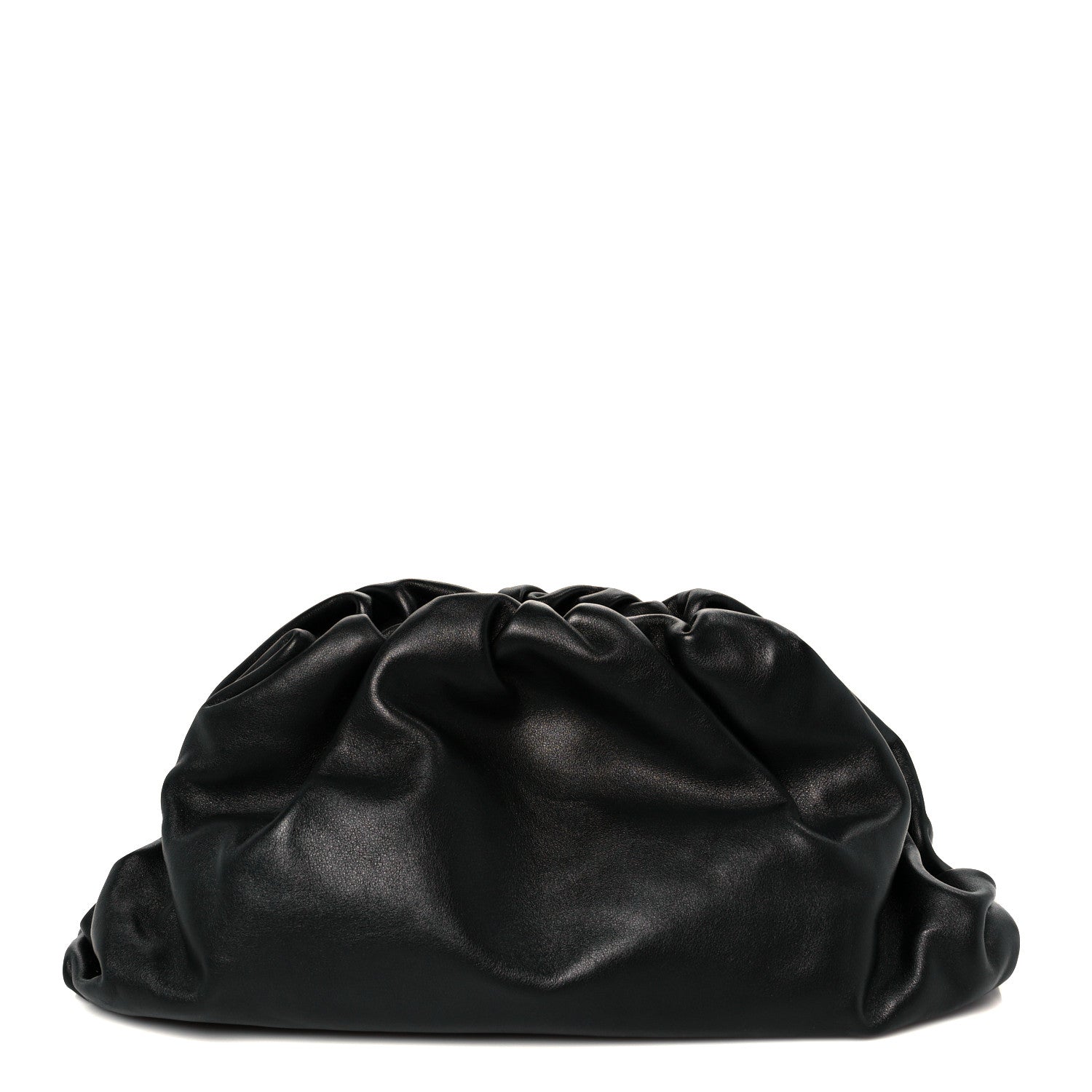 Bottega Veneta Smooth Butter Calf The Pouch Oversized Clutch Black 1 of 11