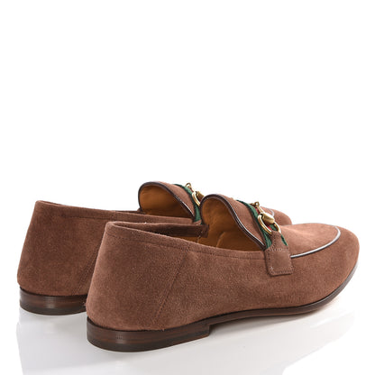 Gucci Suede Web Mens Horsebit Loafers 7 Brown 5 of 12