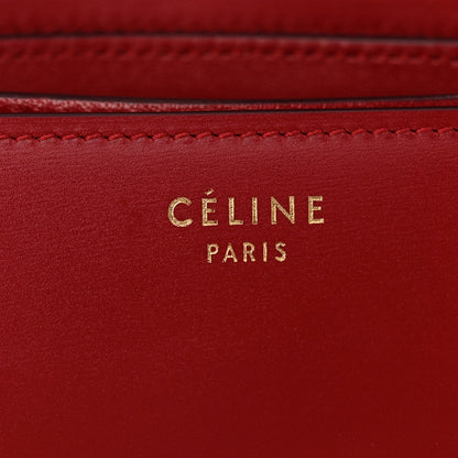 Celine Smooth Calfskin Small Classic Box Flap Bag Red 6 of 11