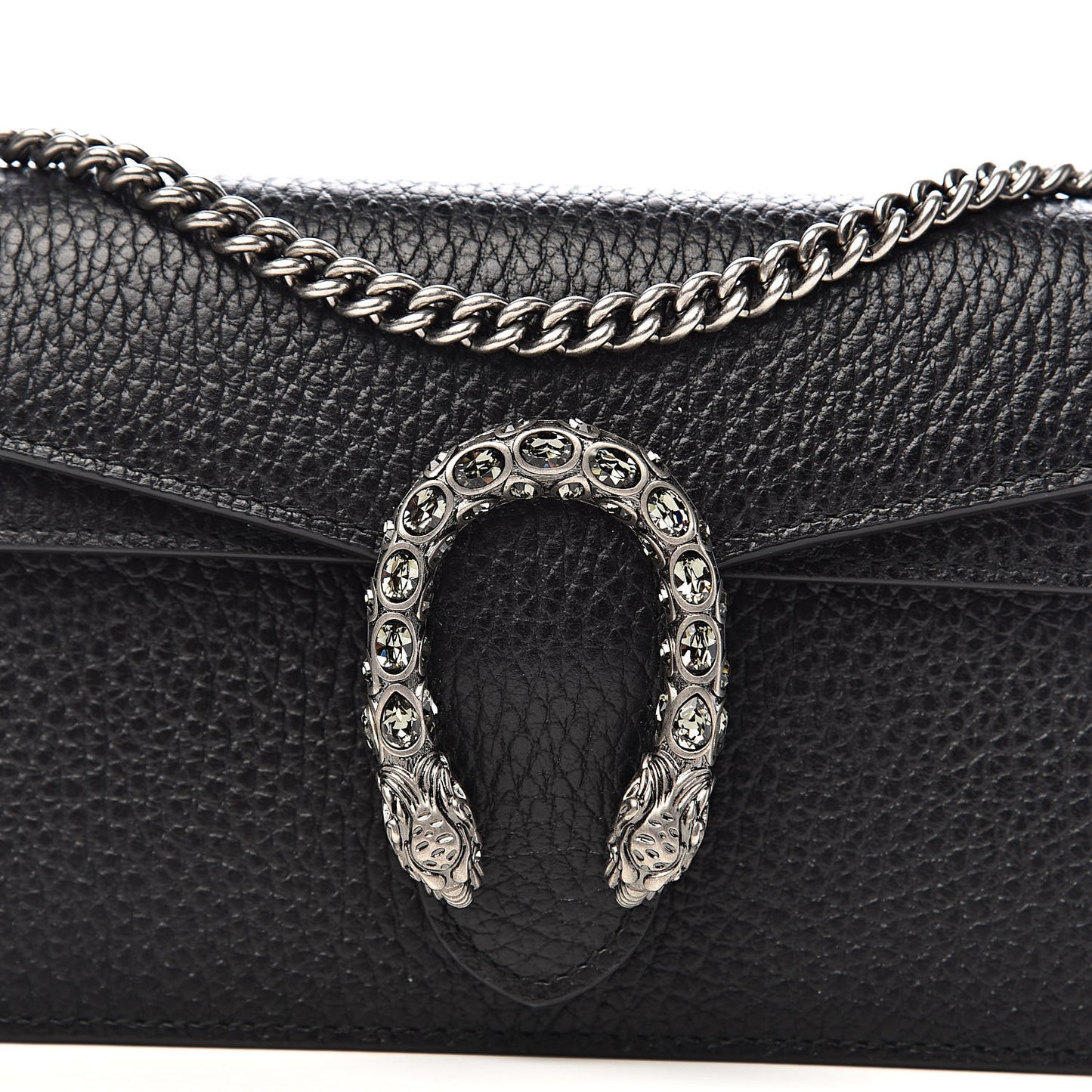 Calfskin Super Mini Dionysus Shoulder Bag Black