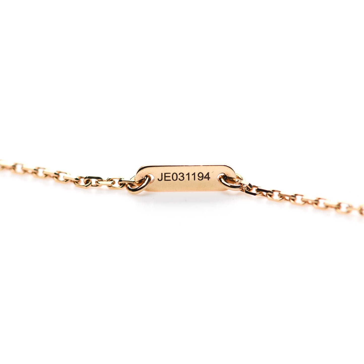 18K Rose Gold Sweet Alhambra Pendant Necklace