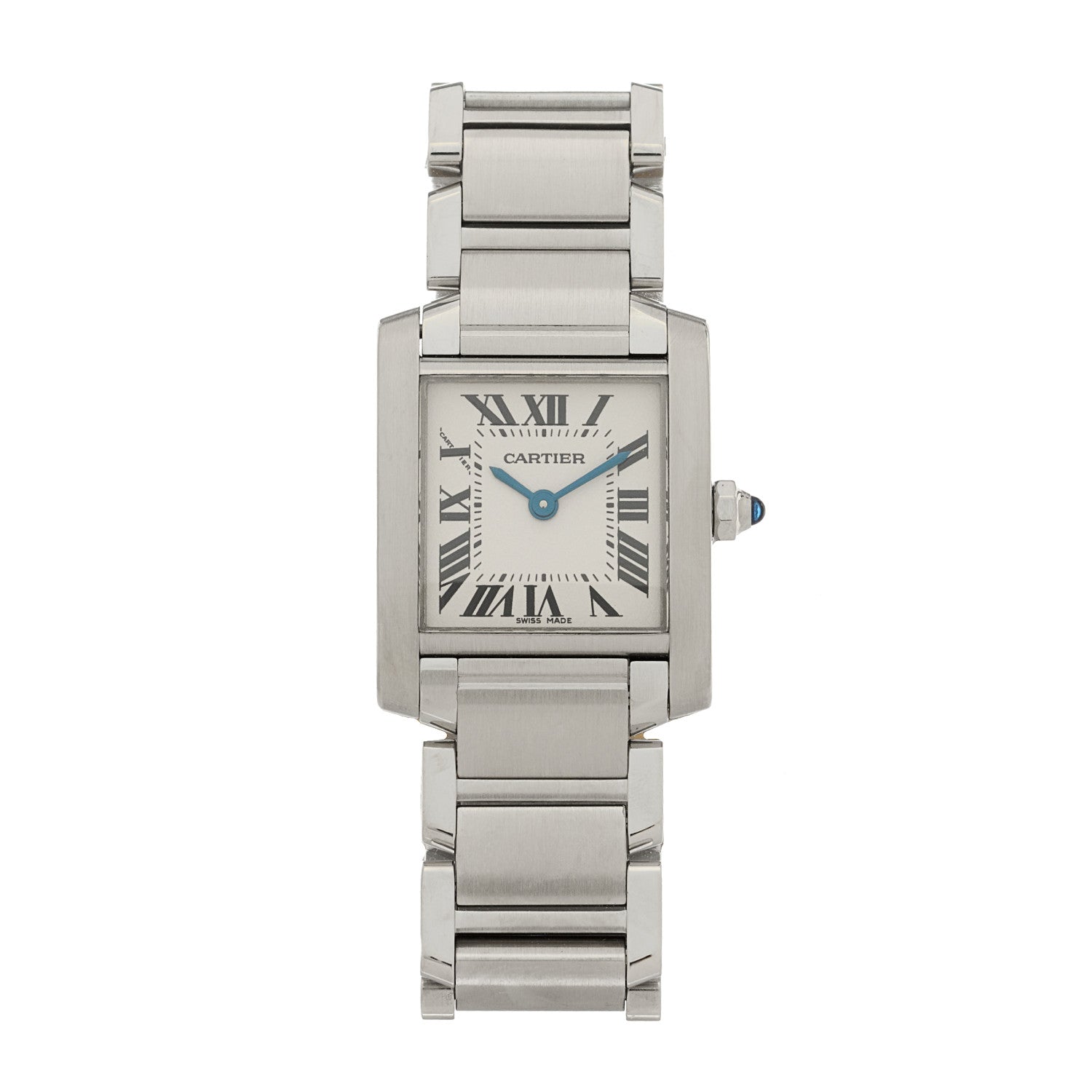 Cartier Stainless Steel 20mm Tank Francaise Quartz Watch 1 of 4