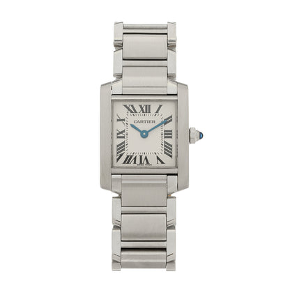 Cartier Stainless Steel 20mm Tank Francaise Quartz Watch 1 of 4