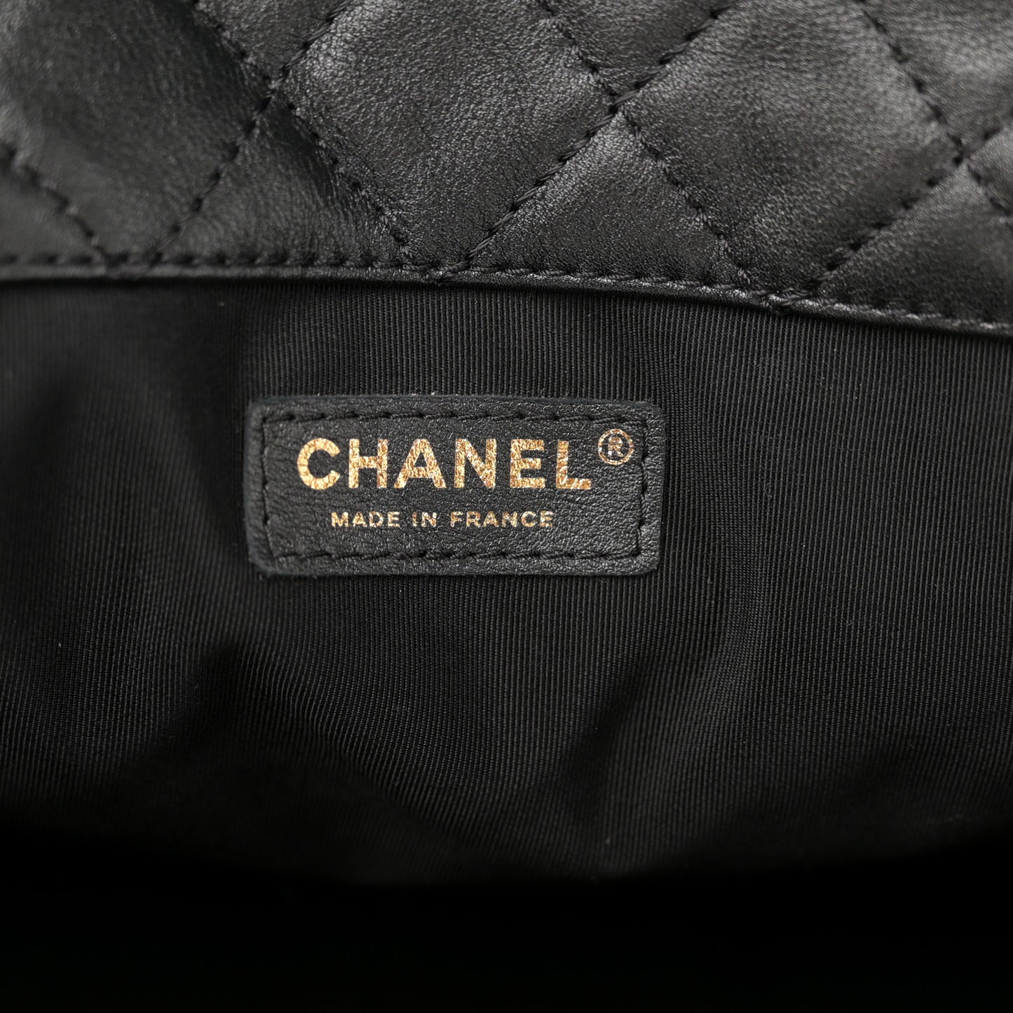 Calfskin Quilted XXL Travel Flap Bag Black