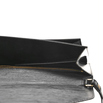 Louis Vuitton Epi Pochette Sellier Dragonne Clutch Black 5 of 9