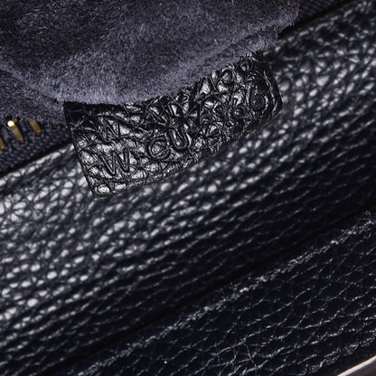 Celine Drummed Calfskin Micro Luggage Midnight 7 of 10