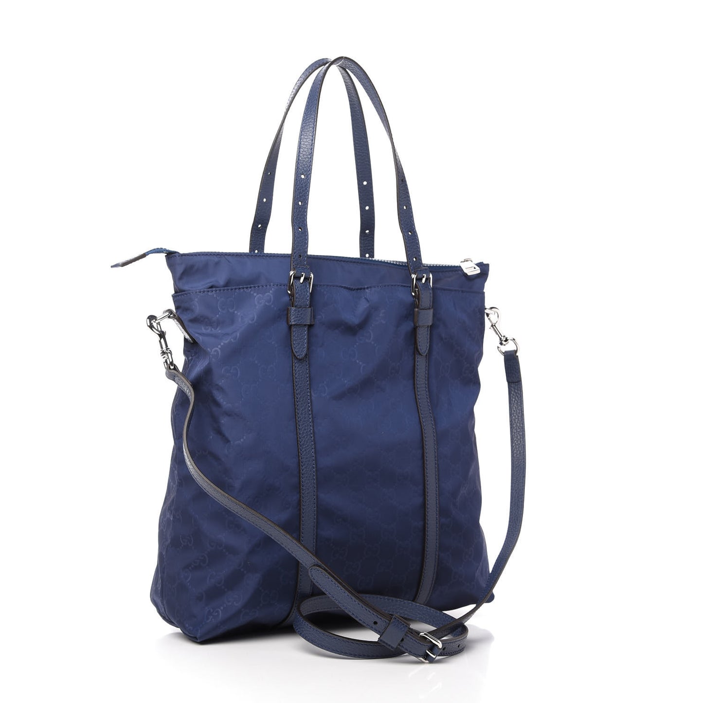 Nylon Monogram Medium Vertical Tote Tide