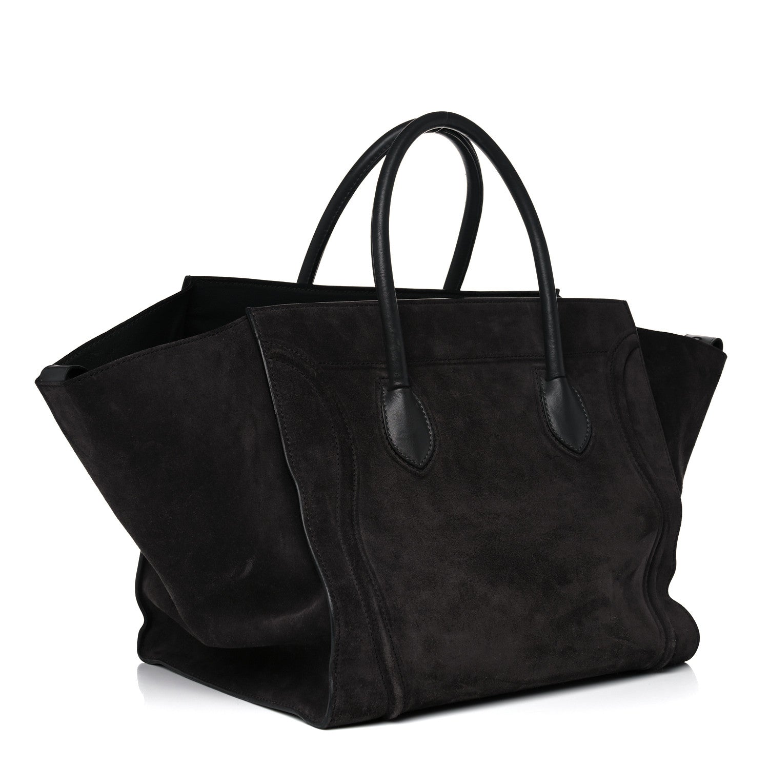 Celine Suede Medium Phantom Luggage Anthracite 2 of 18