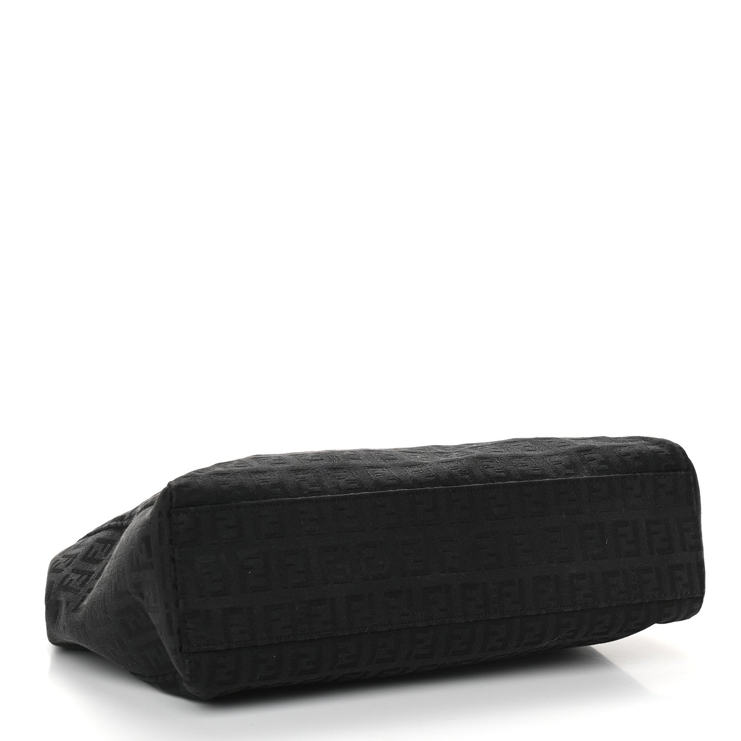 Zucchino Vitello Shoulder Tote Black