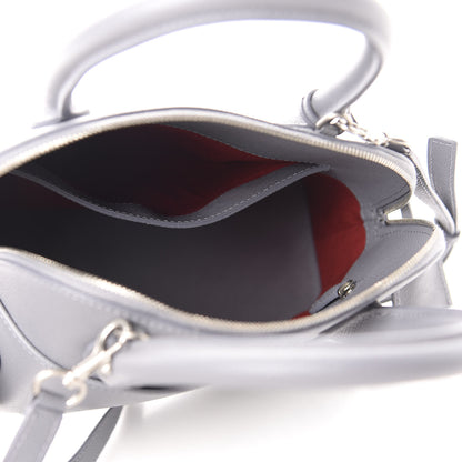 Balenciaga Signature Grained Calfskin Logo S Ville Top Handle Bag Gris Perle Fonce White 5 of 10