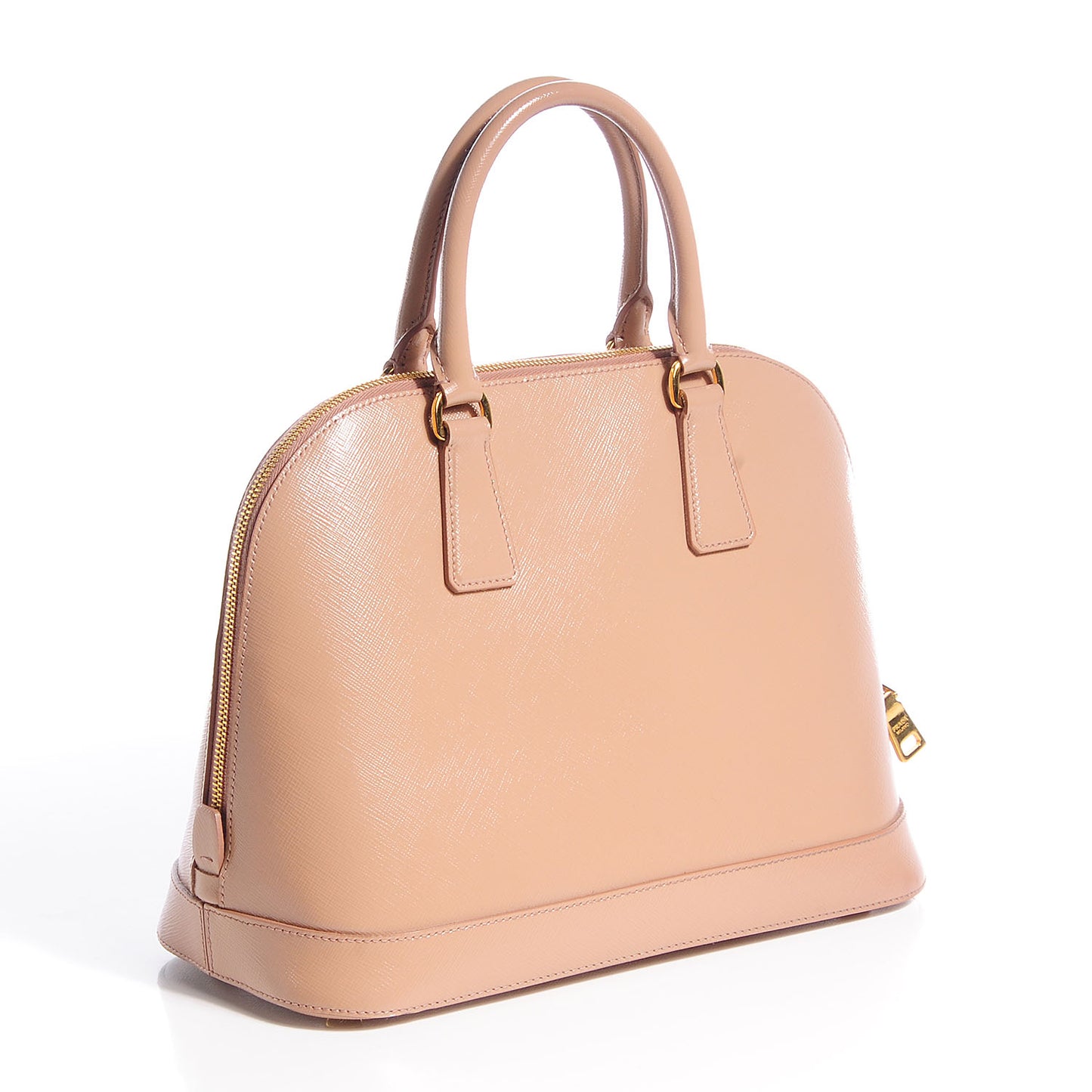 Saffiano Vernice Promenade Dome Tote Cammeo