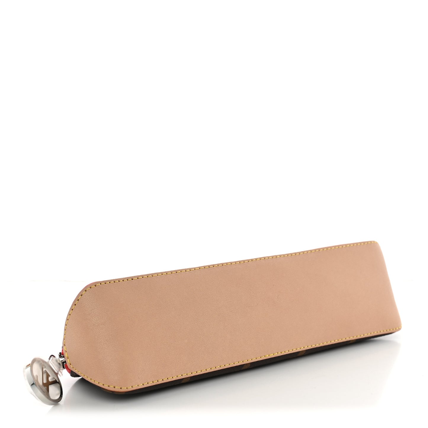 Monogram Elizabeth Pencil Pouch Red