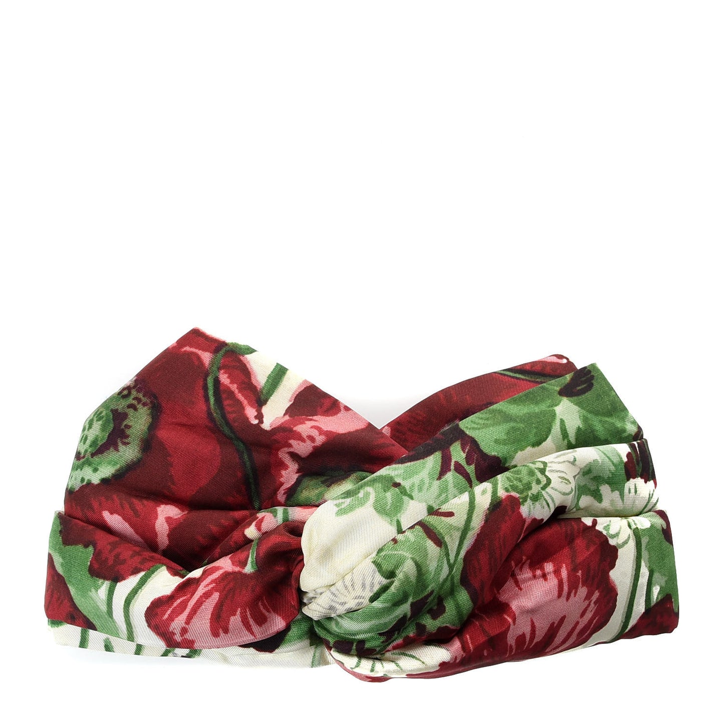 Silk Flora Print Headband M Multicolor