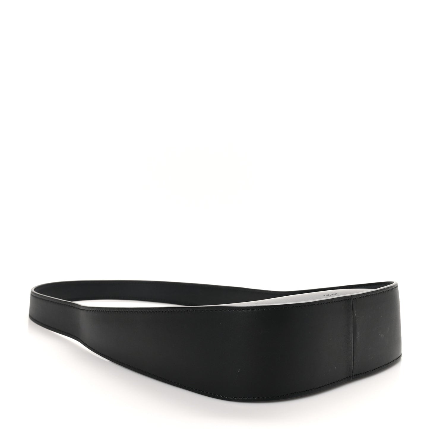 Smooth Calfskin Half Moon Shoulder Bag Black